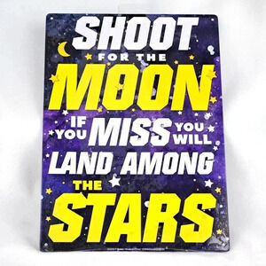 Inspirational Quote Metal Print 8.5"x11" NWT